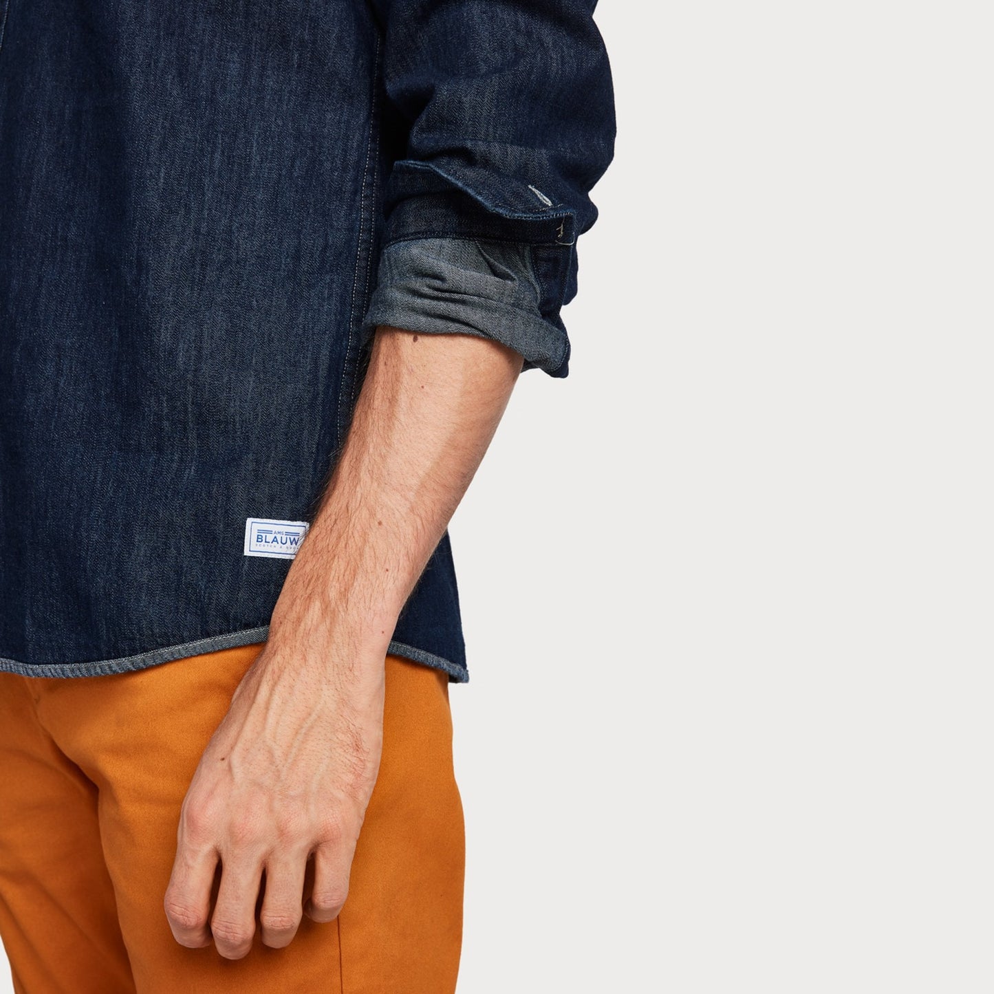 - Cotton Denim Shirt - Indigo