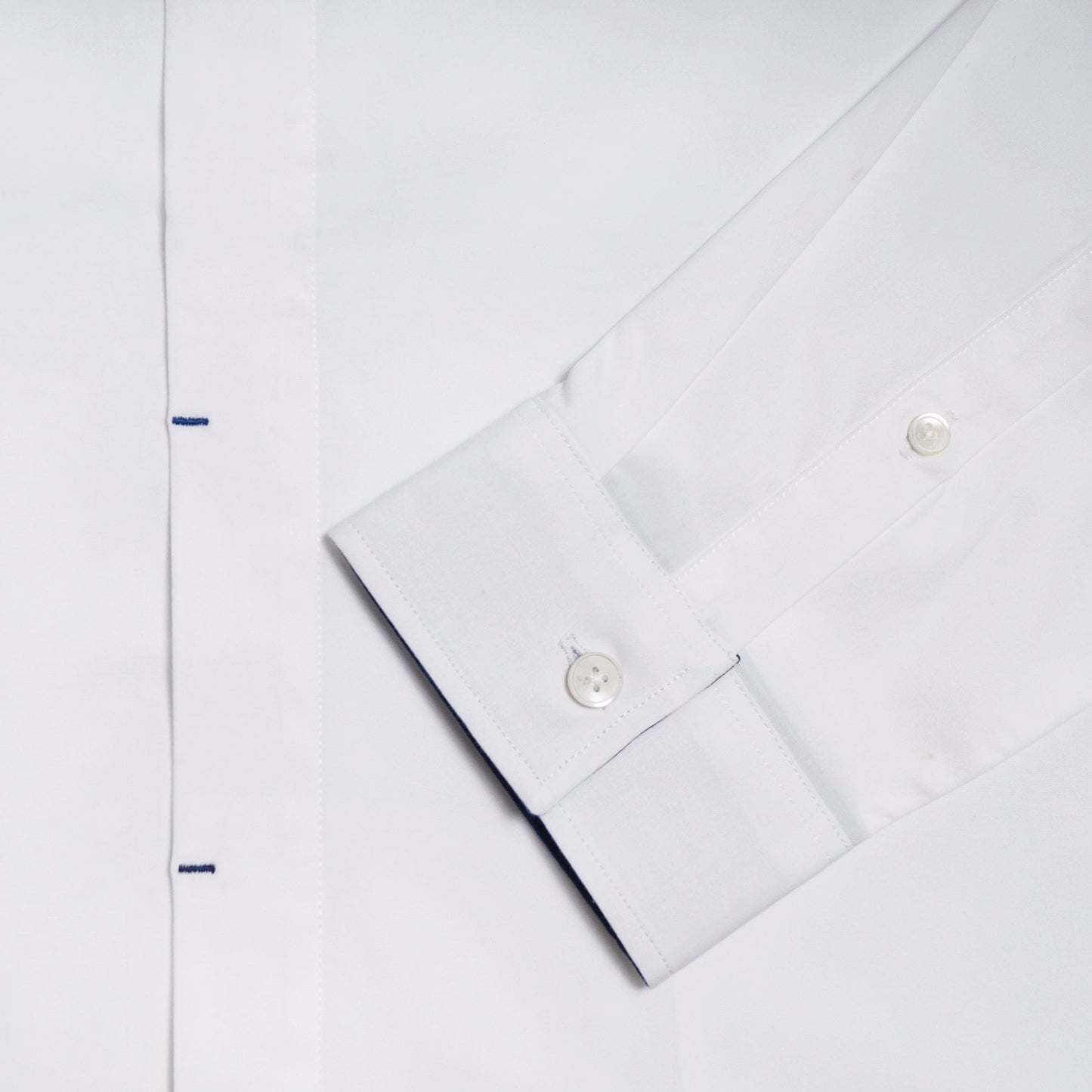 - Slim Long-Sleeve Shirt - White