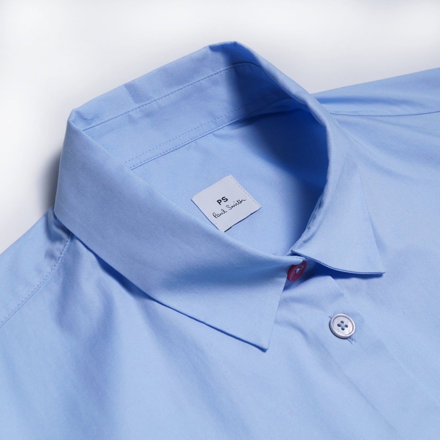 - Classic Shirt With Contrast Cuff - Blue