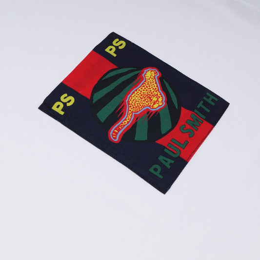 - Cheetah Patch T-shirt - White