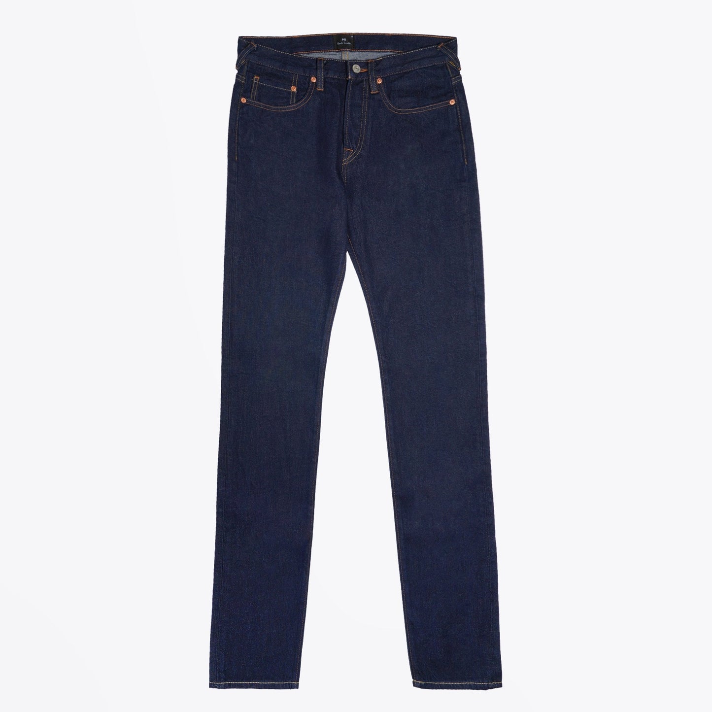 - Zebra Cotton Tapered Jeans - Dark Wash Denim