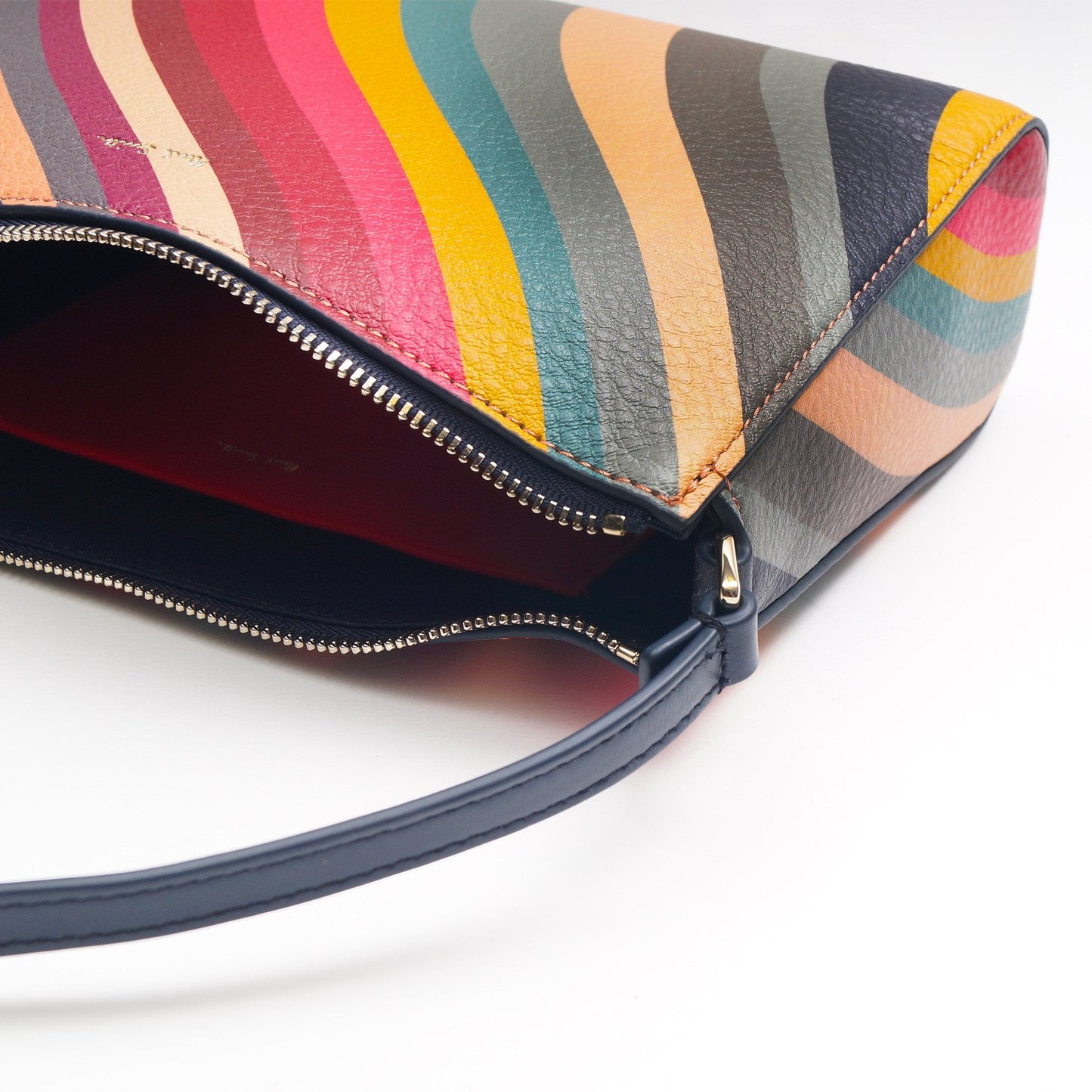 Leather Swirl Cross-Body Bag - Multi