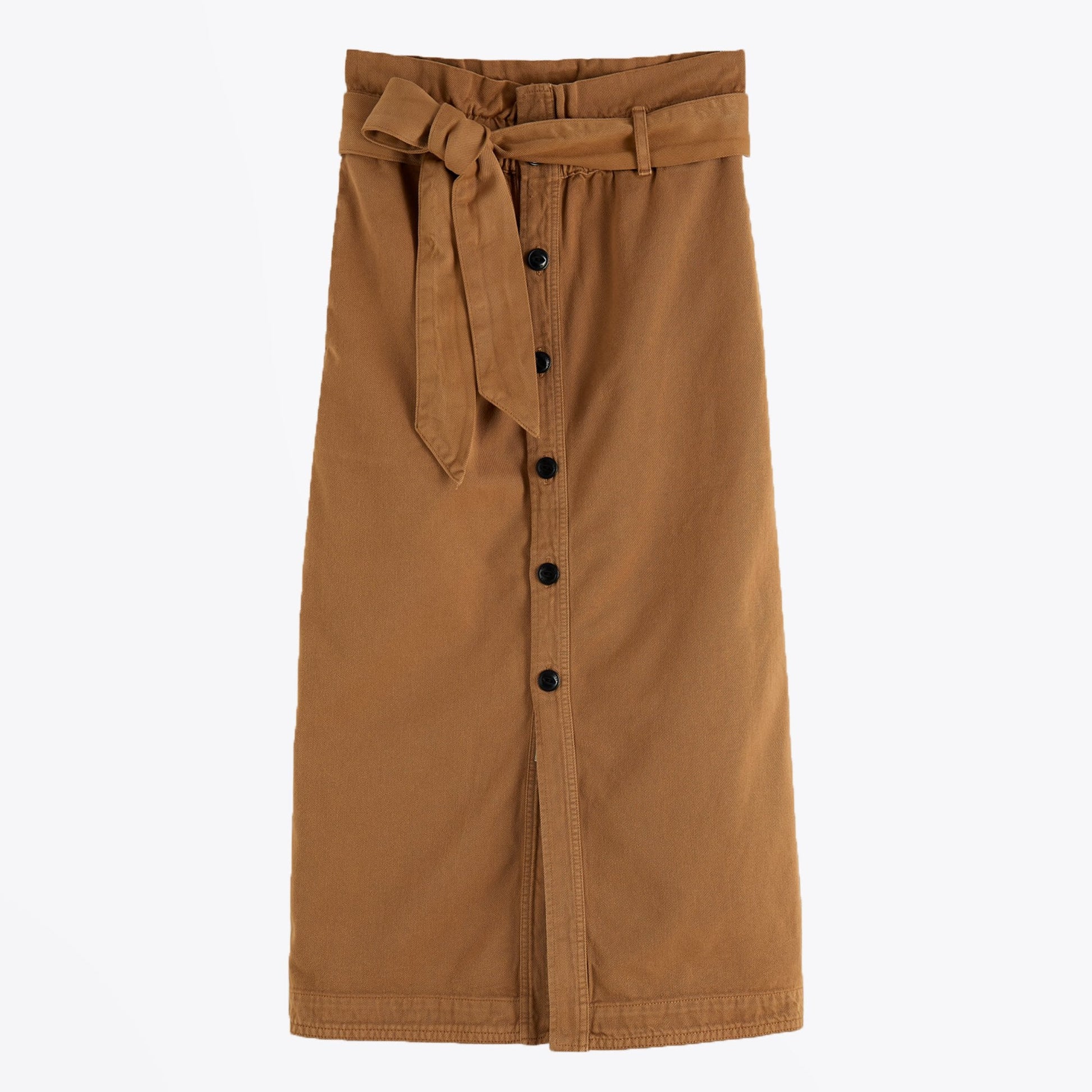 Scotch High-Waist Button Skirt - Sand