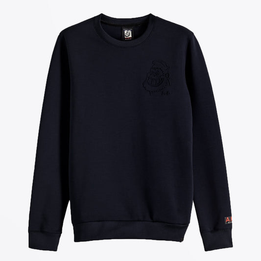 - Artwork Sweater With Bandana - Navy