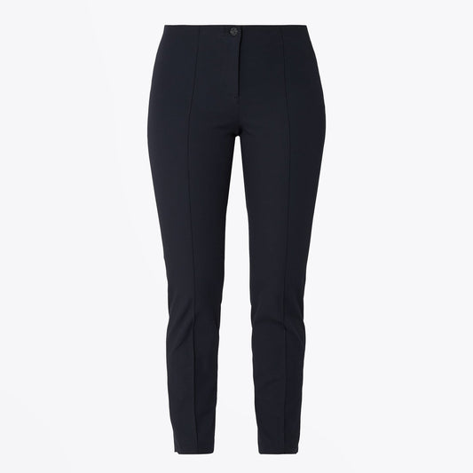- Ros - Slim Fit Stretch Trousers - Midnight Navy