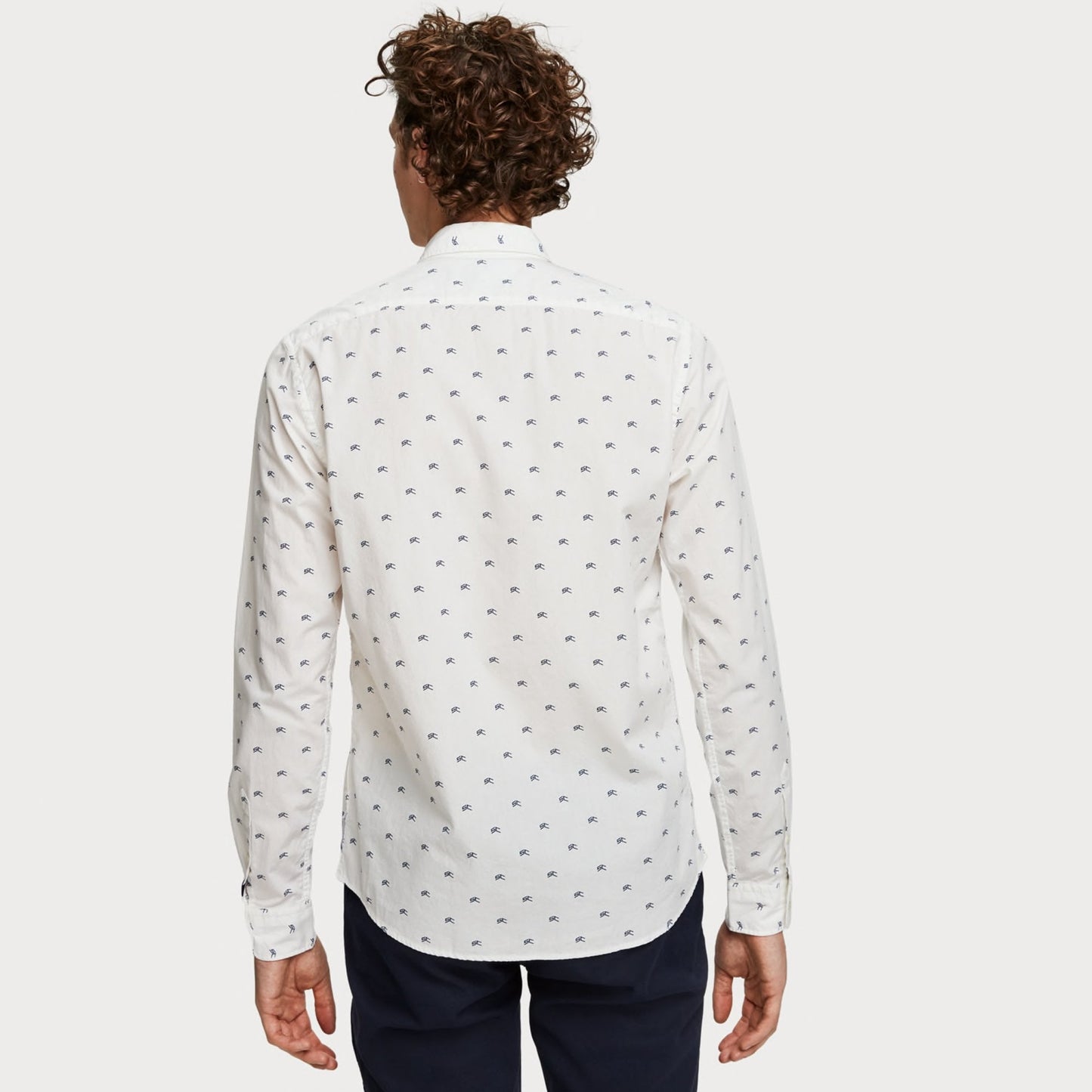 - All-Over Printed Shirt - White