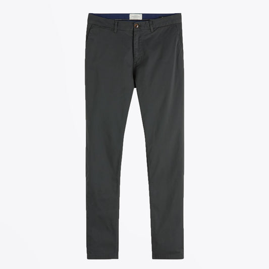- Stuart - Stretch Cotton Chino - Charcoal