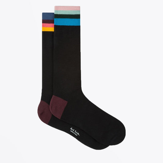 - 'Artist Stripe' Socks - Black