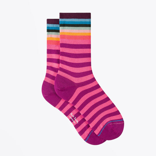 - Stripe Socks - Multi