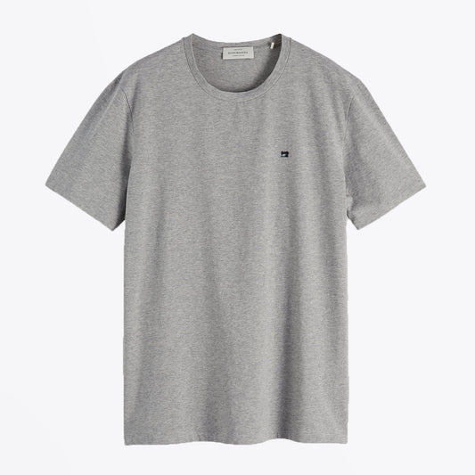 - Classic Cotton Tee - Grey Melange