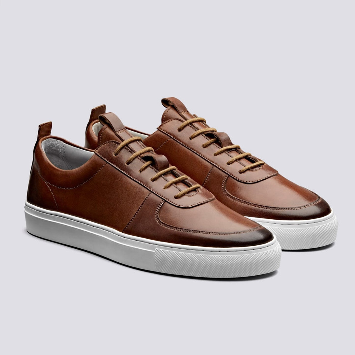 - Sneaker 22 - Leather Sneakers - Tan