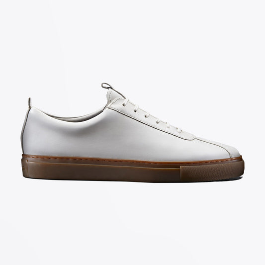 - Sneaker 1 - Leather Tennis Shoe - White