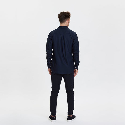 - Valentin Tencel Shirt - Navy