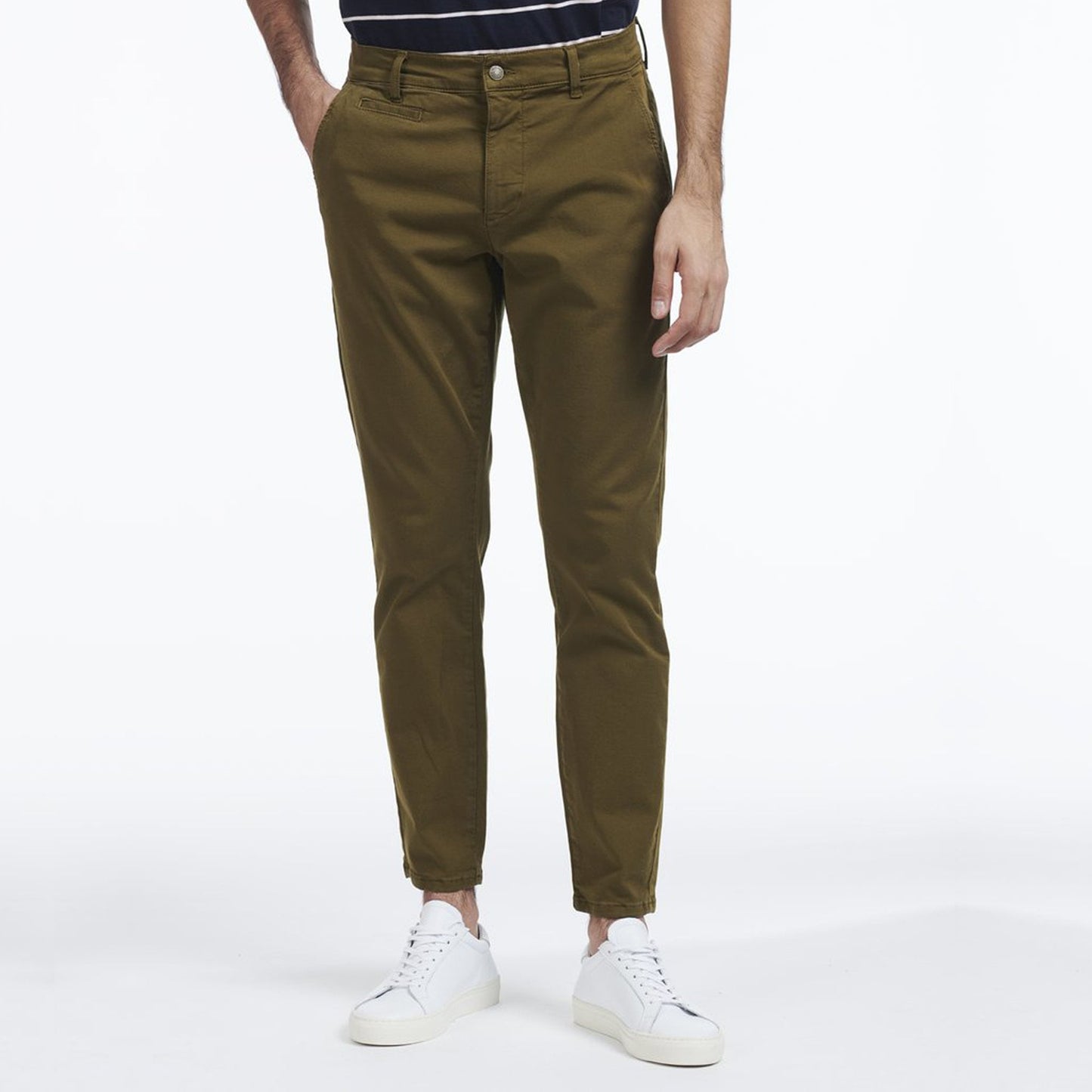 - Orta Chino Pants - Olive Green