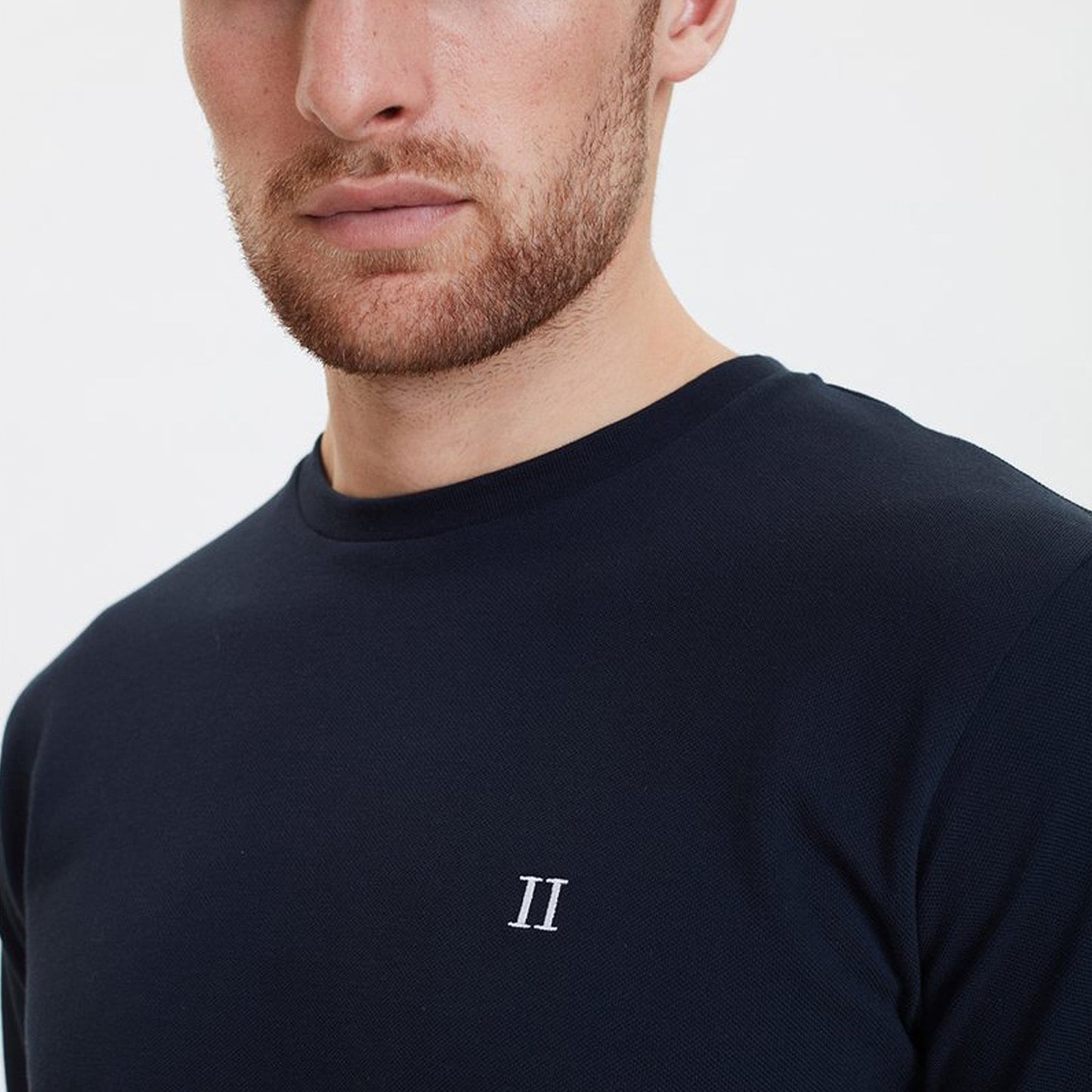 - Cotton Piqué T-shirt - Dark Navy