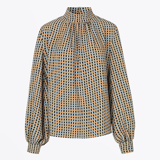 - Eddy Top - Gingham Orange