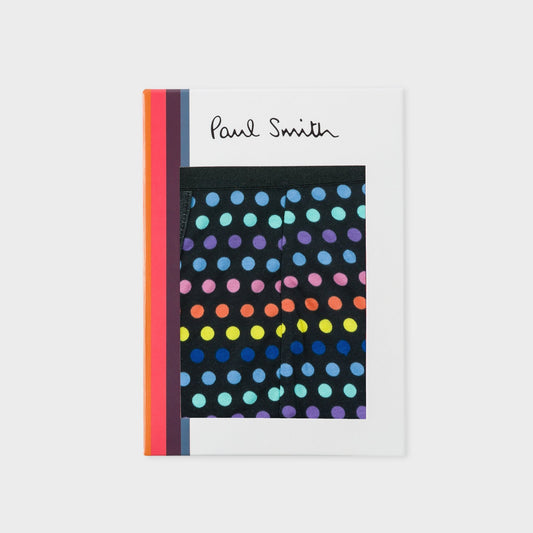 - Polka Dot Boxer Briefs - Navy/Multi