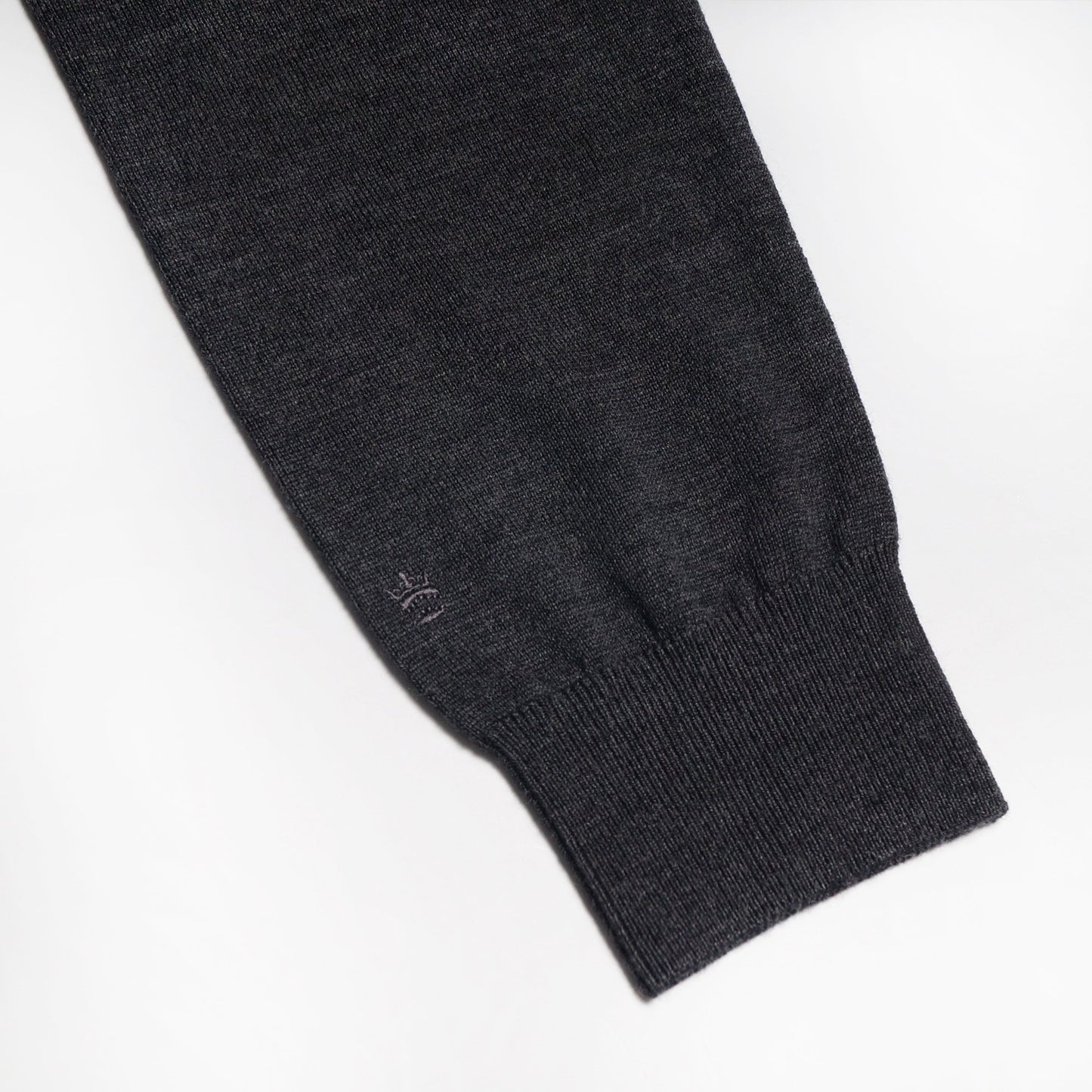 Merino Crew Neck Knit - Grey