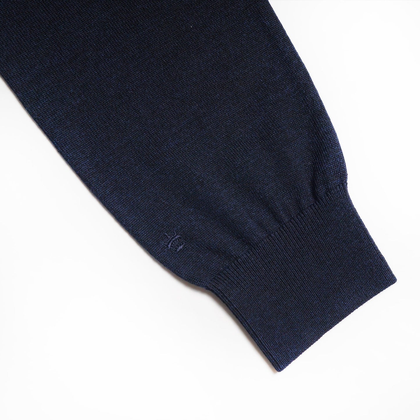 Merino Roll-Neck Knit - Navy
