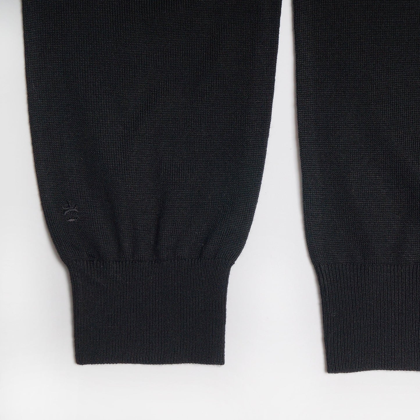 Merino Roll-Neck Knit - Black