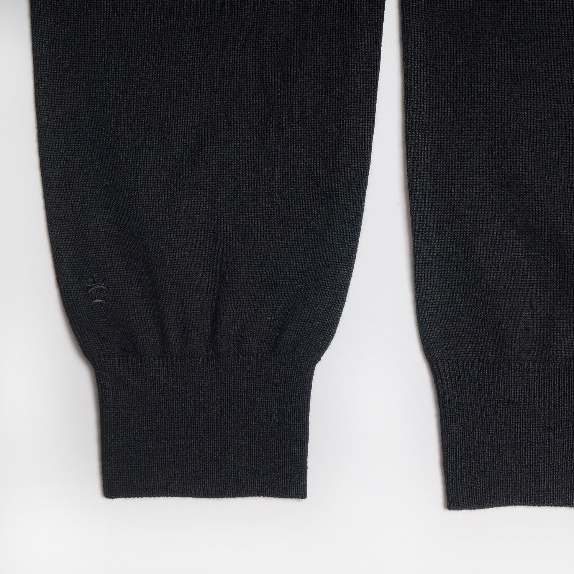 Thomas Merino Roll-Neck Knit - Black