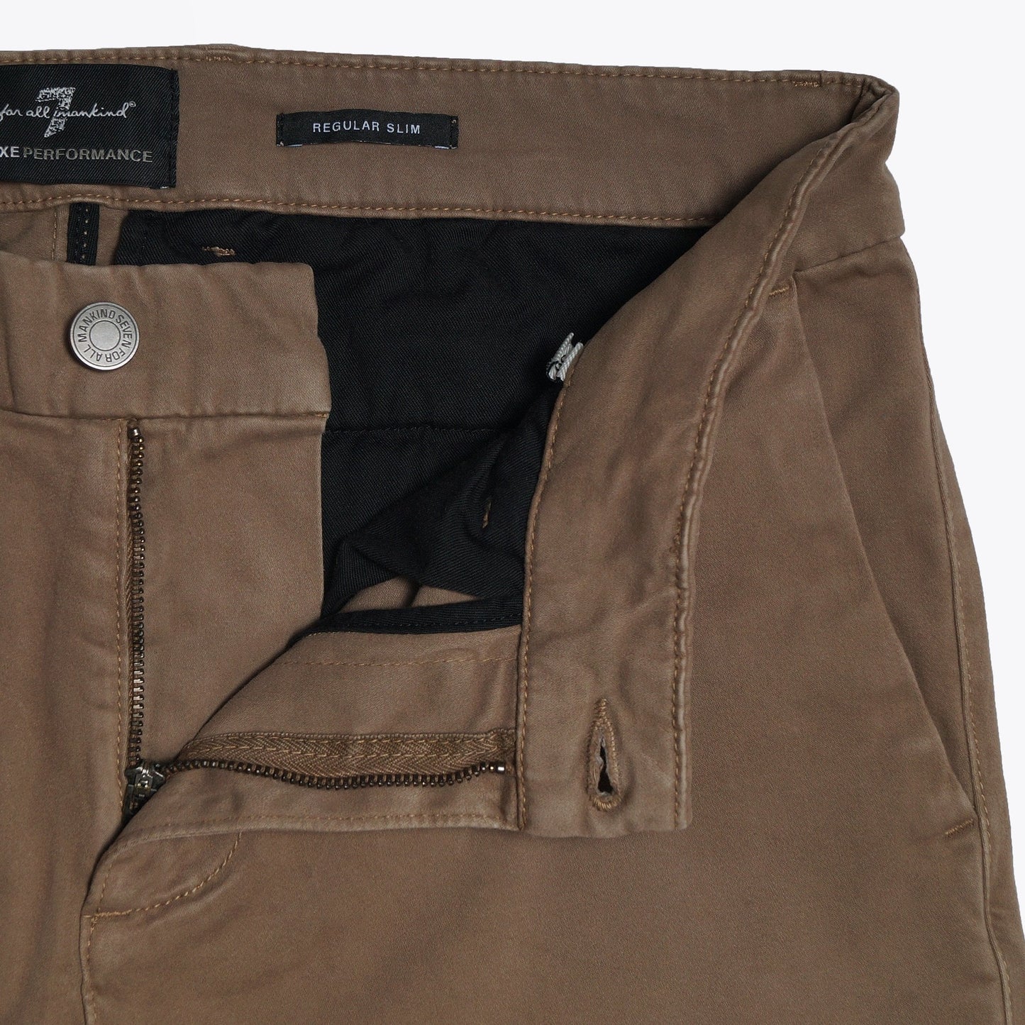 - Slimmy Luxe Performance Sateen Chinos - Beige