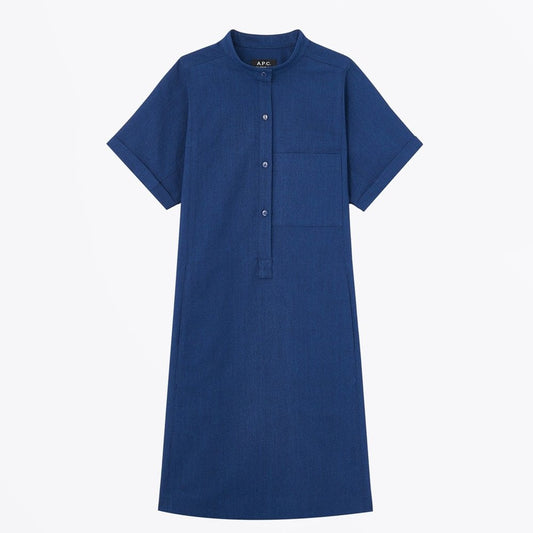 - Temple - Denim Dress - Indigo