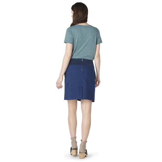 - Suzie - Classic Cotton Tee - Blue/Green