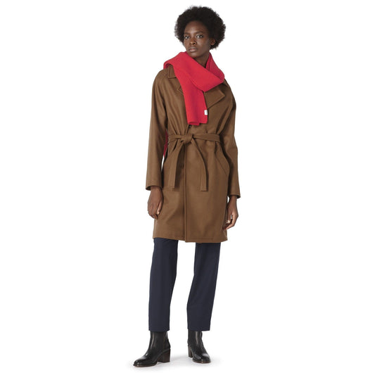 - Bakerstreet - Belted Wool Coat - Brown