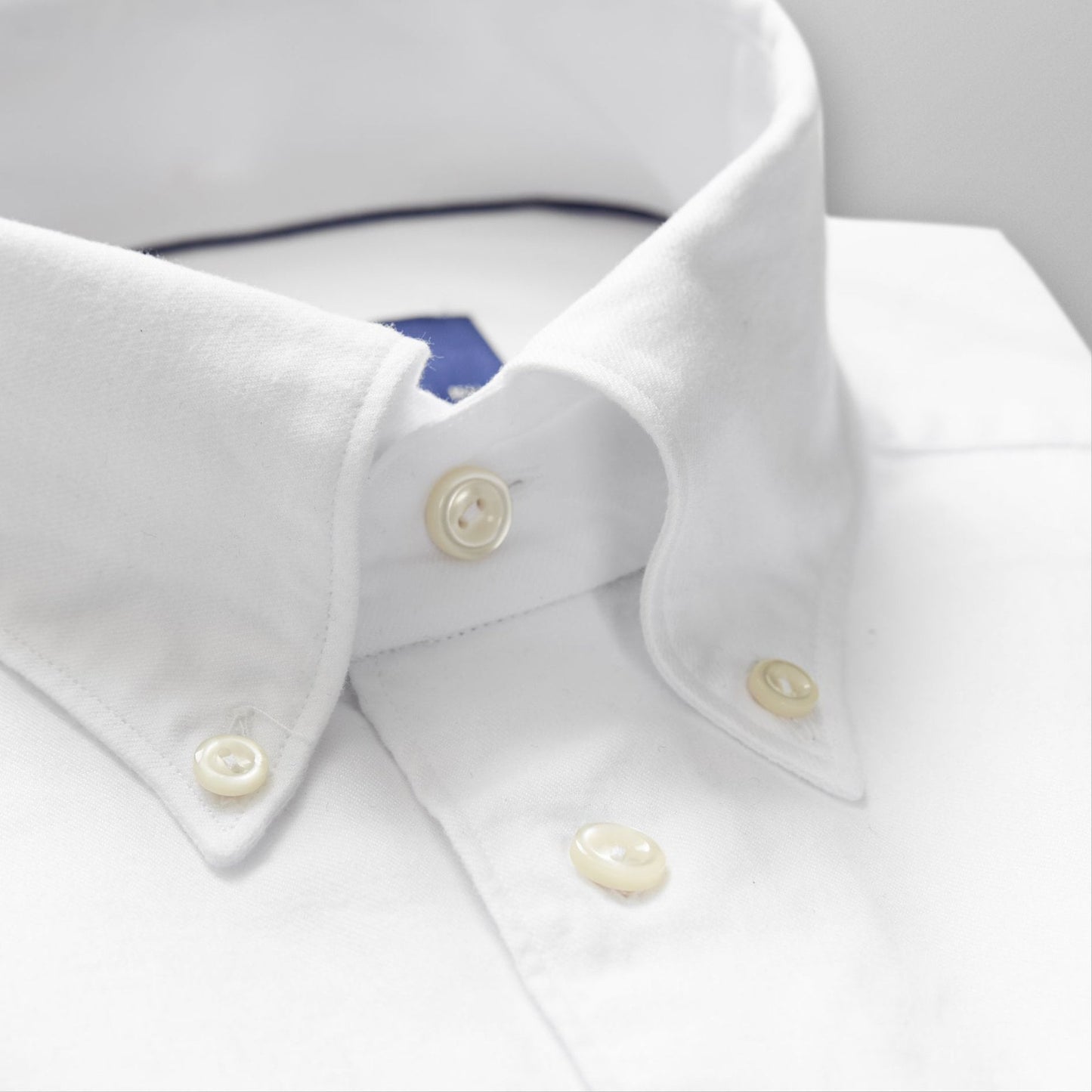 - Button-Down Cotton Shirt - White