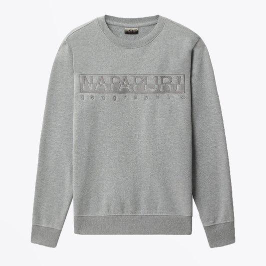 - Berber Crew Sweatshirt - Grey Melange
