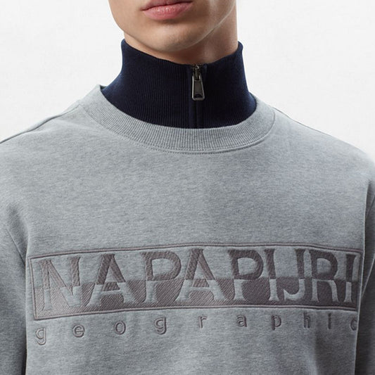 - Berber Crew Sweatshirt - Grey Melange