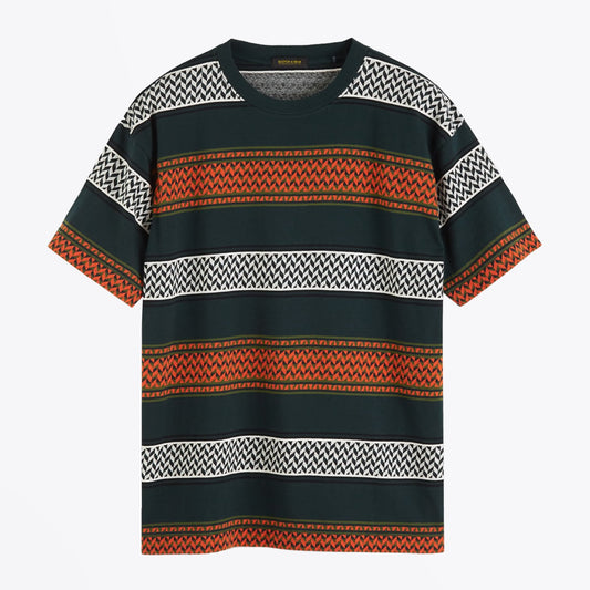 Jacquard Crew T-Shirt - Multi