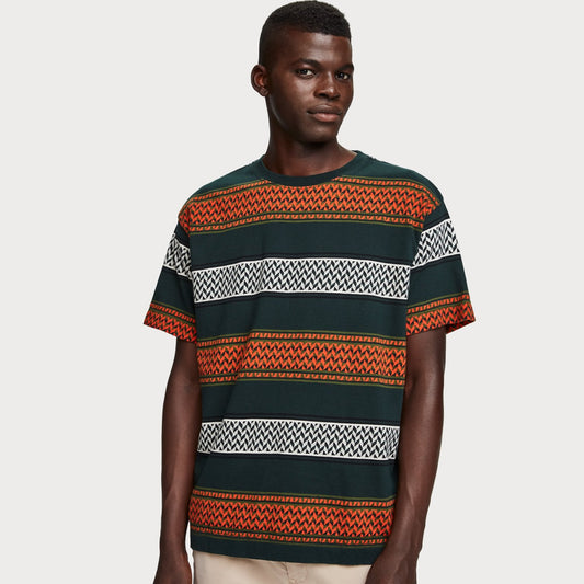 Jacquard Crew T-Shirt - Multi