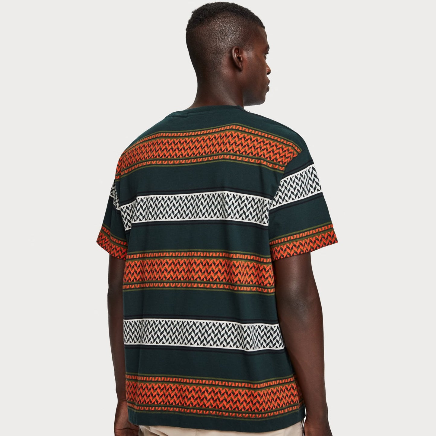 Jacquard Crew T-Shirt - Multi