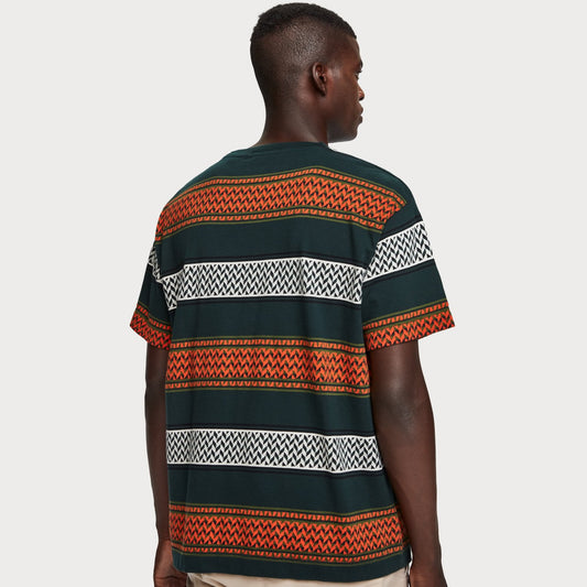Jacquard Crew T-Shirt - Multi