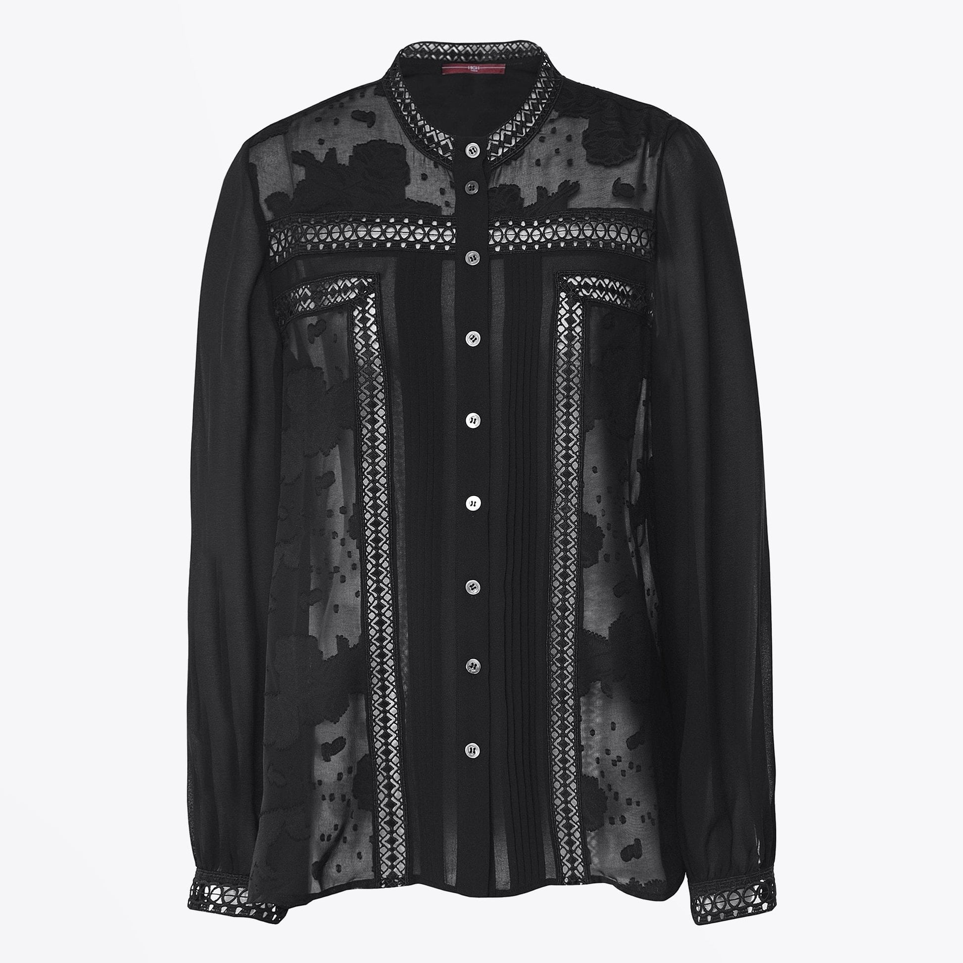 HIGH Innuendo - Tech Lace Shirt - Black