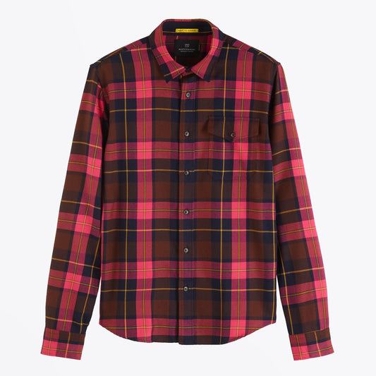 - Checked Shirt - Pink/Multi