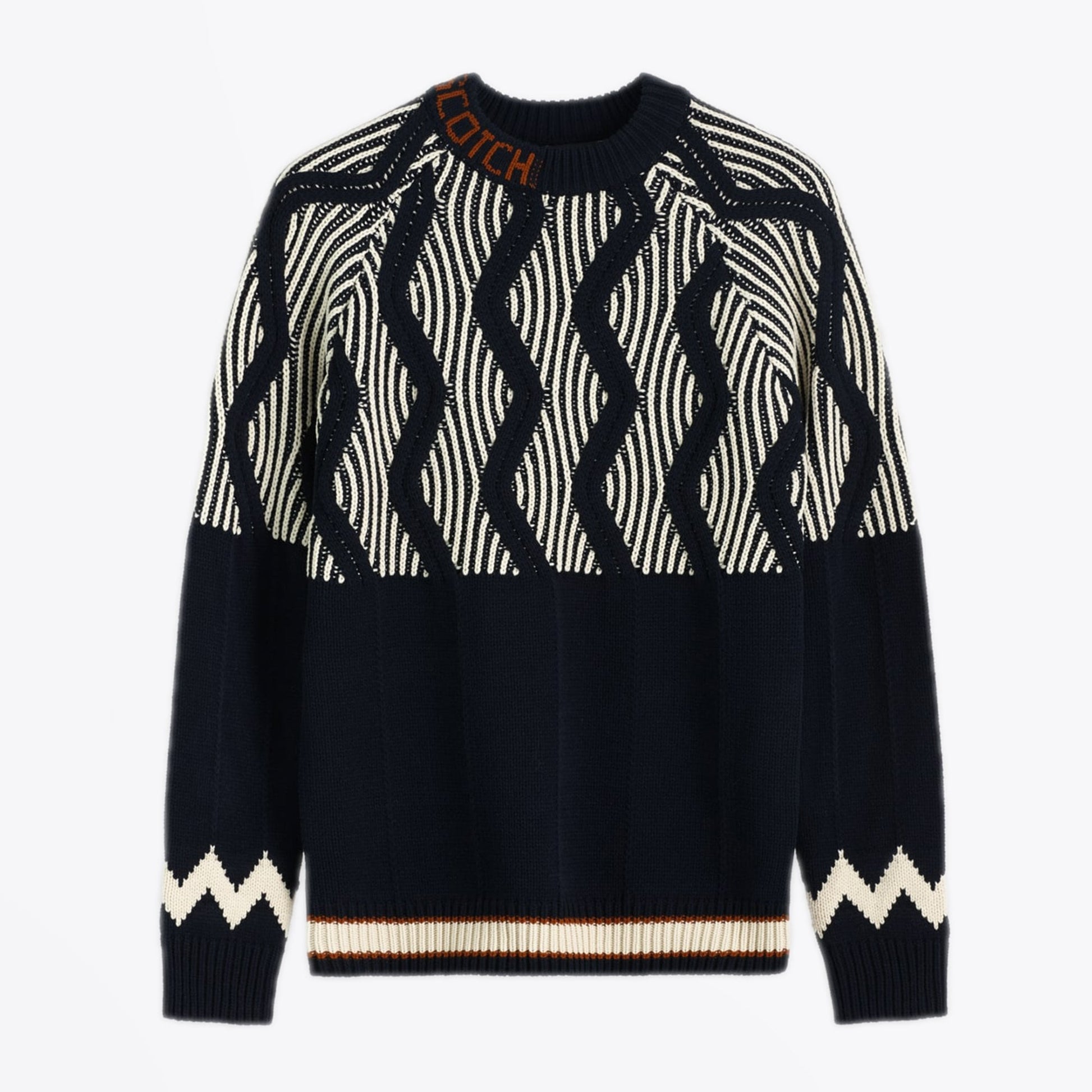Scotch Monsanto Knitted Pullover - Navy