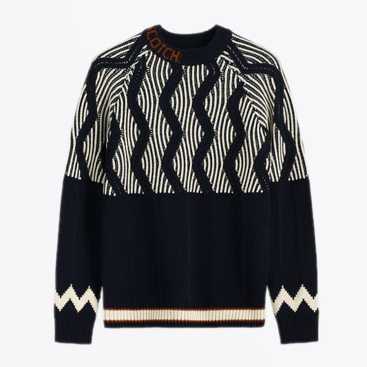 Monsanto Knitted Pullover - Navy