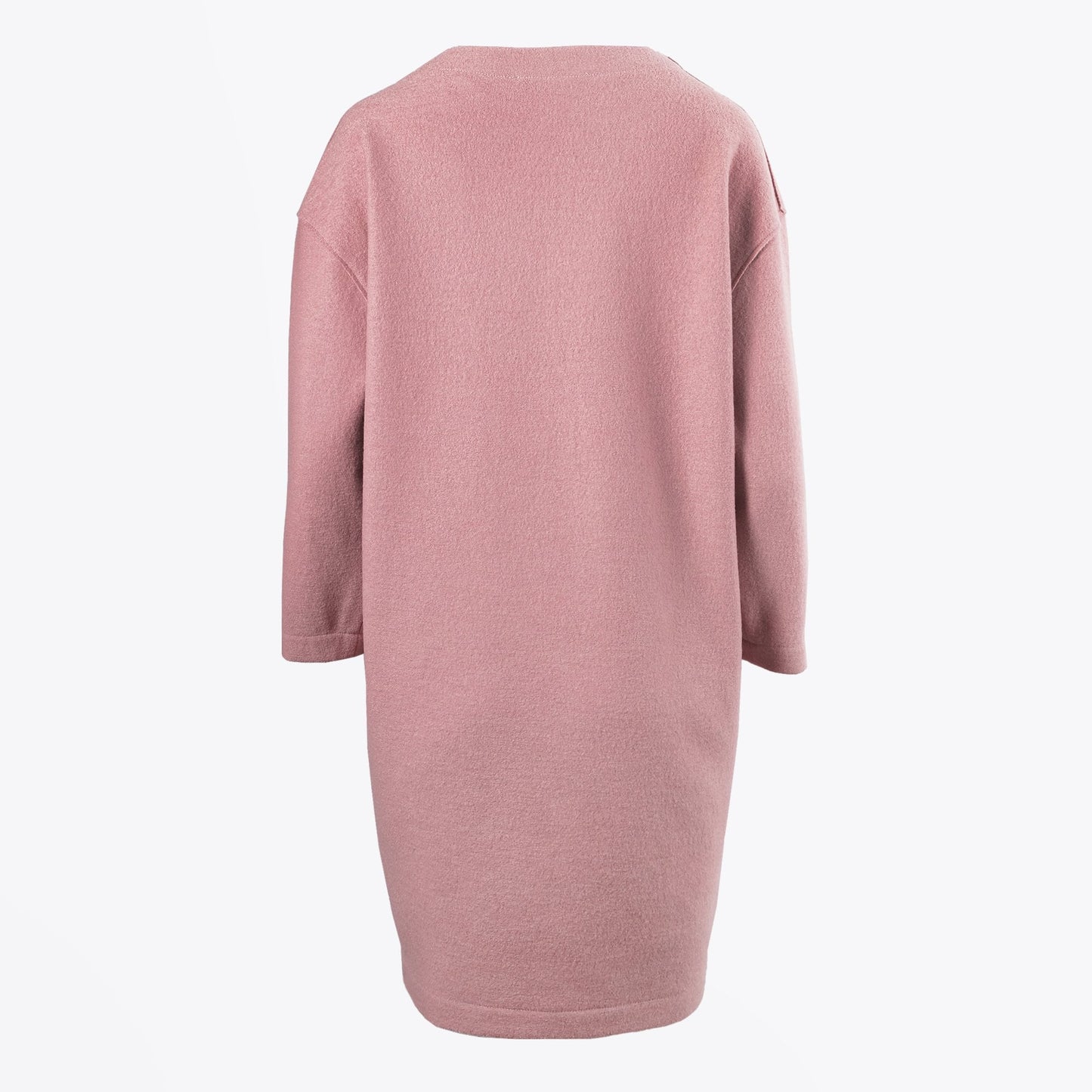 - Oversized Wool Dress - Rose Pink