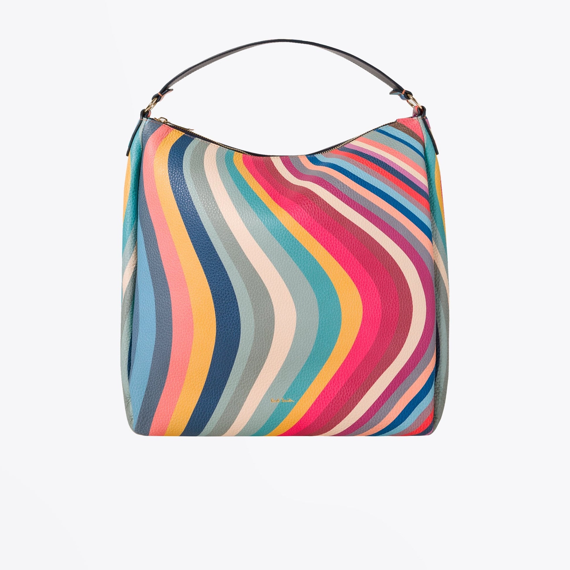 Paul Leather Swirl Hobo Bag - Multi