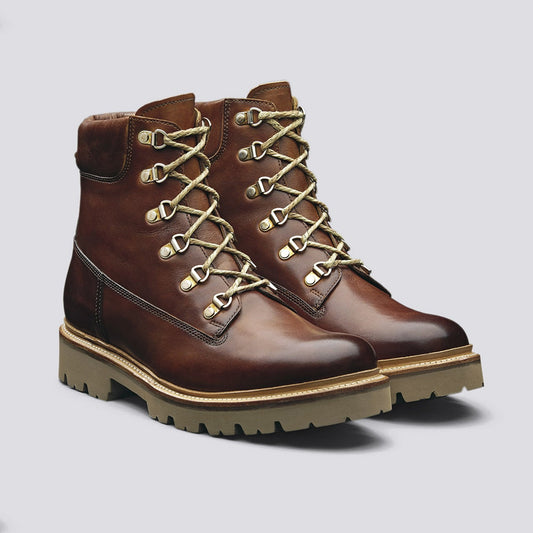 - Rutherford - Leather Hiker Boot - Tan