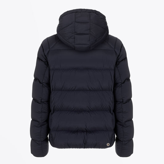 Hooded Winter Down Jacket - Navy