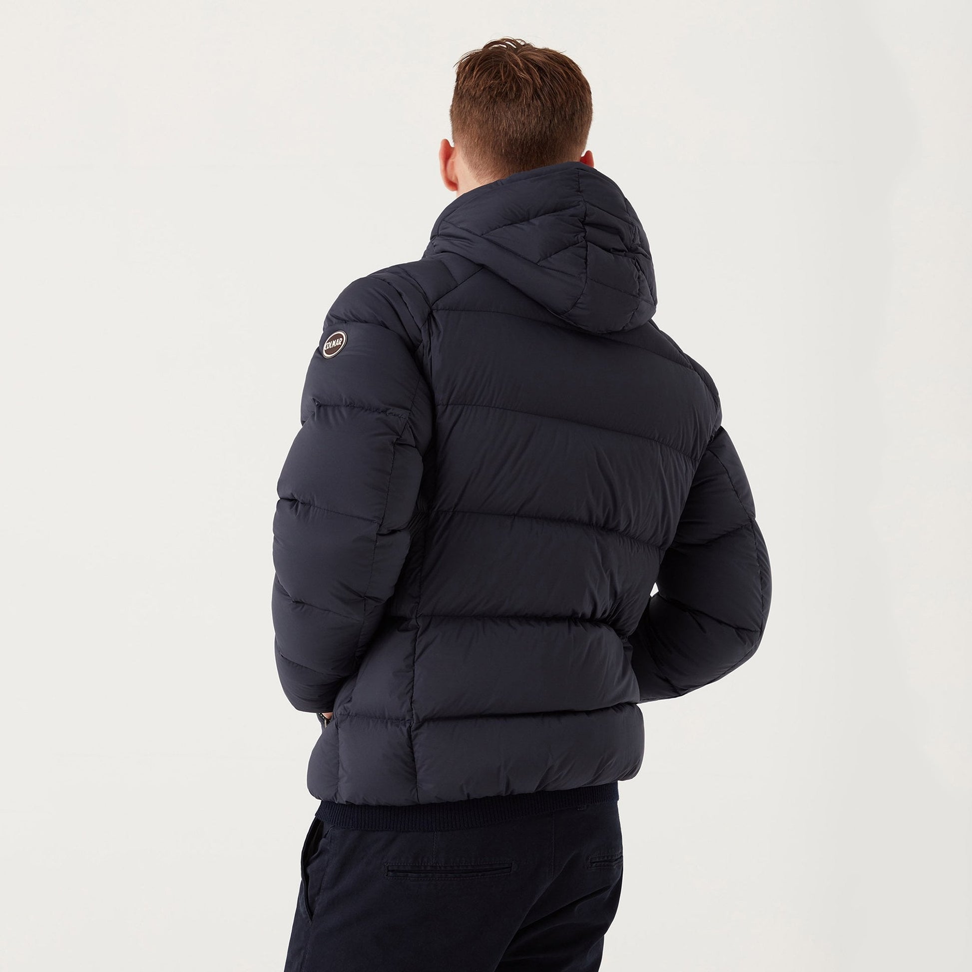 Colmar Hooded Winter Down Jacket - Navy