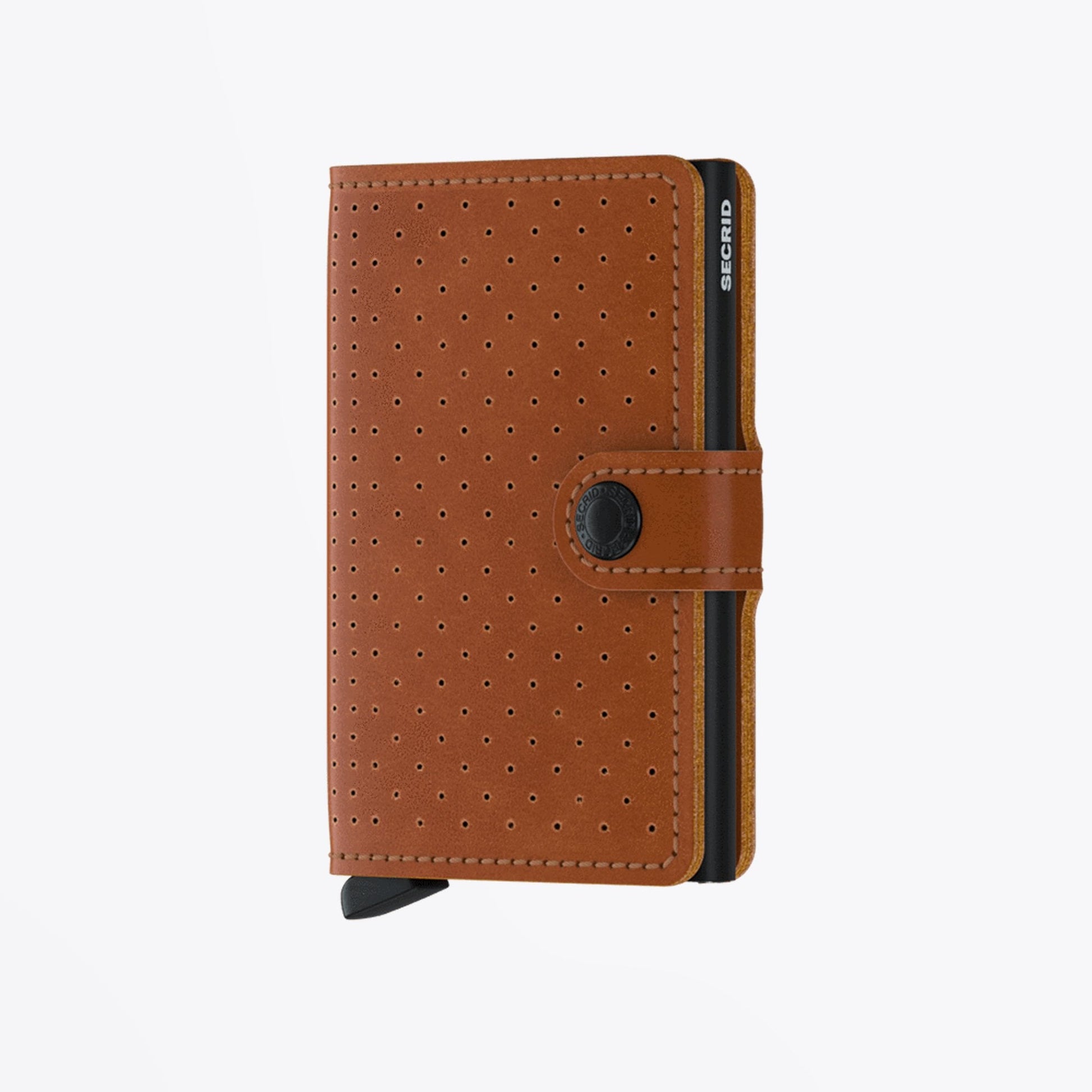 Secrid Miniwallet - Perforated Cognac