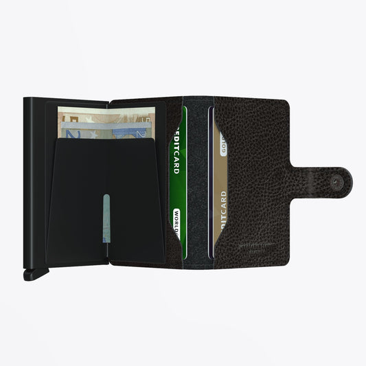 Miniwallet - Veg Black