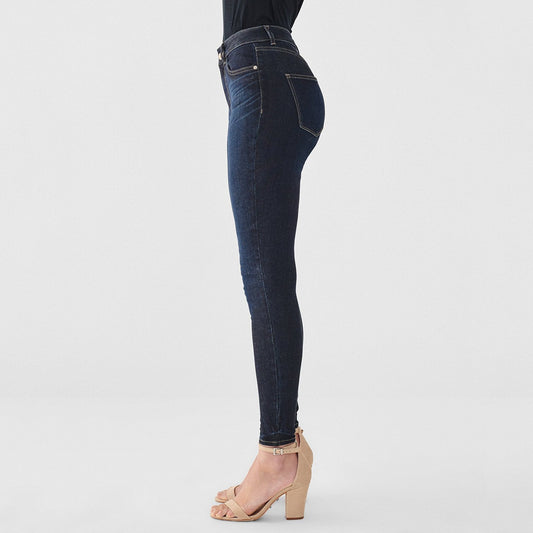 - Farrow High-Rise Skinny Ankle Jeans - Dark Indigo