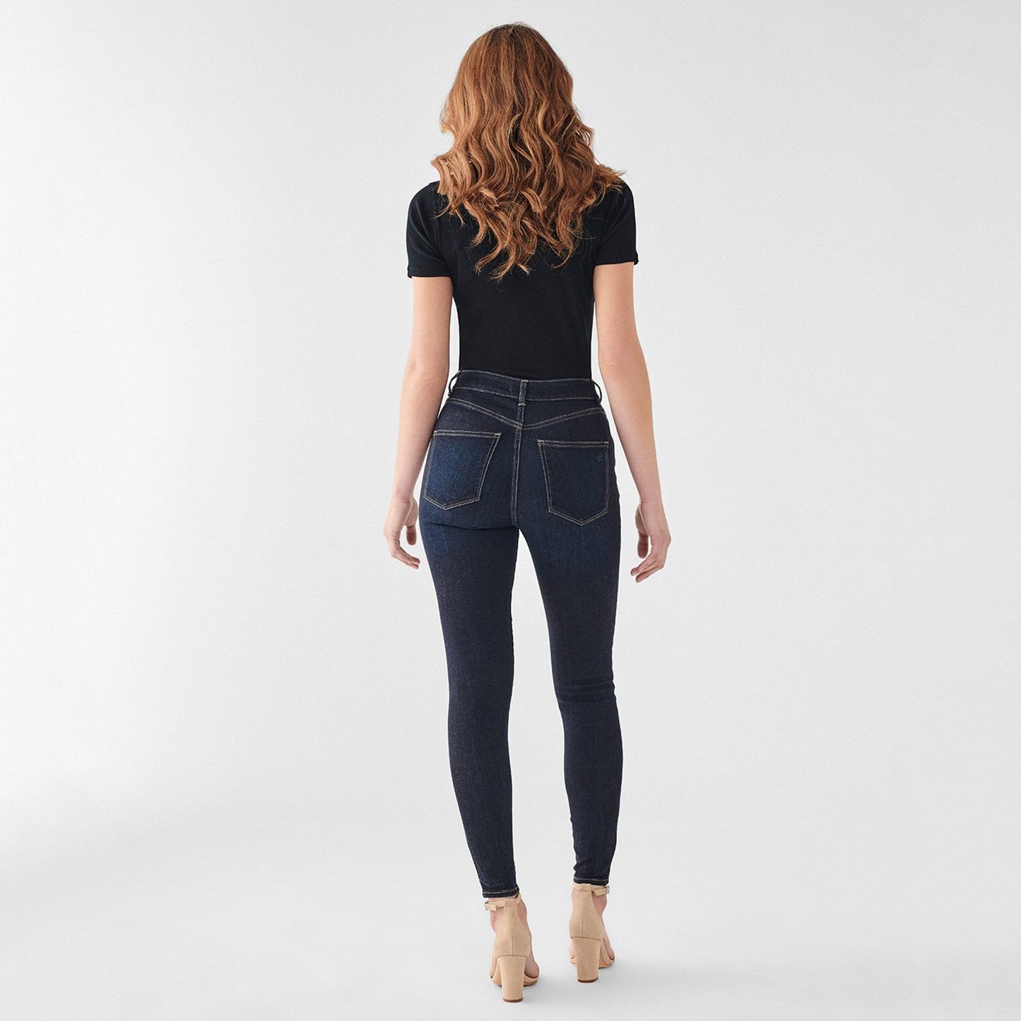 - Farrow High-Rise Skinny Ankle Jeans - Dark Indigo