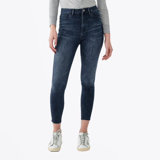 - Chrissy Ultra-High Rise Instasculpt Skinny Jeans - Blue